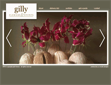 Tablet Screenshot of gillyflowers.com
